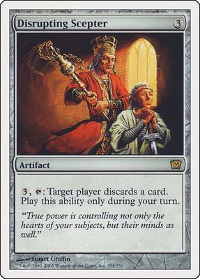 Disrupting Scepter card from 9th Edition
