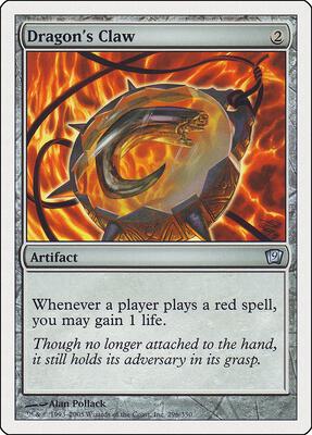 Dragon's Claw card from 9th Edition