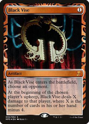 Black Vise card from Masterpiece Series: Kaladesh Inventions