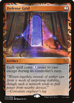 Defense Grid card from Masterpiece Series: Kaladesh Inventions