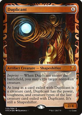Duplicant card from Masterpiece Series: Kaladesh Inventions