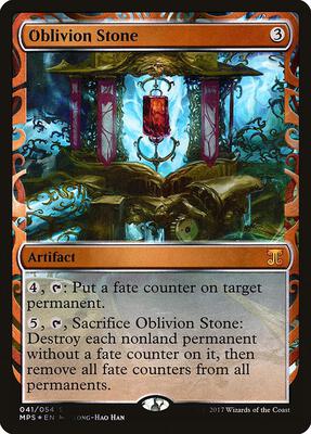 Oblivion Stone card from Masterpiece Series: Kaladesh Inventions