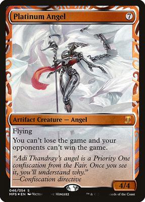 Platinum Angel card from Masterpiece Series: Kaladesh Inventions
