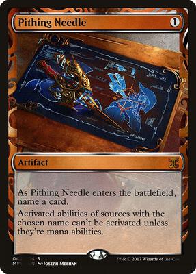 Pithing Needle card from Masterpiece Series: Kaladesh Inventions