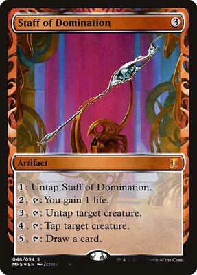 Staff of Domination card from Masterpiece Series: Kaladesh Inventions
