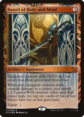 Sword of Body and Mind card from Masterpiece Series: Kaladesh Inventions
