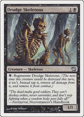 Drudge Skeletons card from 9th Edition