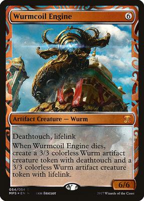 Wurmcoil Engine card from Masterpiece Series: Kaladesh Inventions