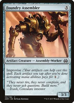 Foundry Assembler card from Aether Revolt