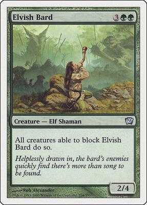 Elvish Bard card from 9th Edition