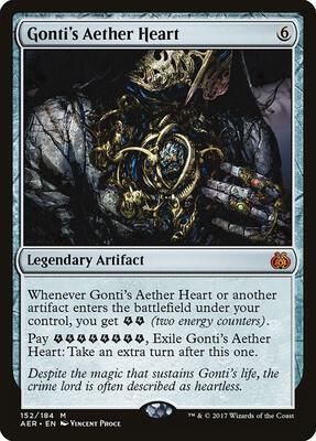 Gonti's Aether Heart card from Aether Revolt