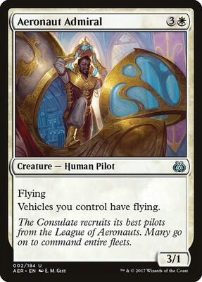 Aeronaut Admiral card from Aether Revolt