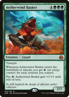 Aetherwind Basker card from Aether Revolt