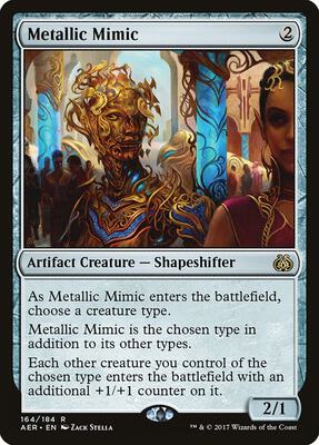 Metallic Mimic card from Aether Revolt