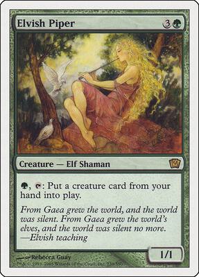 Elvish Piper card from 9th Edition