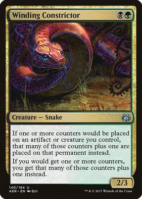 Winding Constrictor card from Aether Revolt