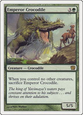 Emperor Crocodile card from 9th Edition