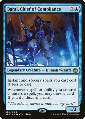 Baral, Chief of Compliance card from Aether Revolt