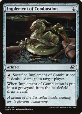 Implement of Combustion card from Aether Revolt
