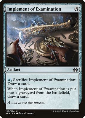 Implement of Examination card from Aether Revolt