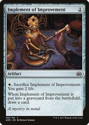 Implement of Improvement card from Aether Revolt