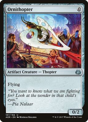 Ornithopter card from Aether Revolt