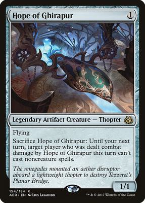Hope of Ghirapur card from Aether Revolt