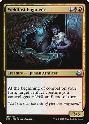 Weldfast Engineer card from Aether Revolt