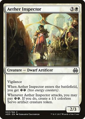 Aether Inspector card from Aether Revolt