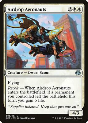 Airdrop Aeronauts card from Aether Revolt