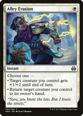 Alley Evasion card from Aether Revolt
