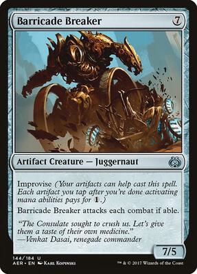 Barricade Breaker card from Aether Revolt