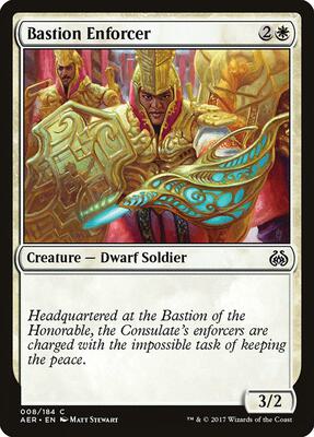 Bastion Enforcer card from Aether Revolt