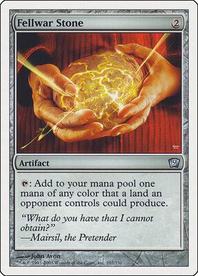 Fellwar Stone card from 9th Edition
