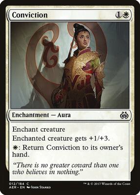 Conviction card from Aether Revolt