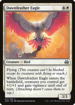 Dawnfeather Eagle card from Aether Revolt