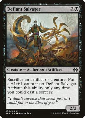 Defiant Salvager card from Aether Revolt