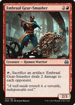 Embraal Gear-Smasher card from Aether Revolt