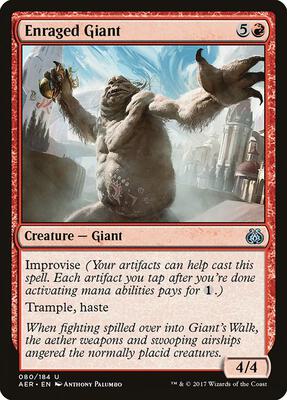 Enraged Giant card from Aether Revolt