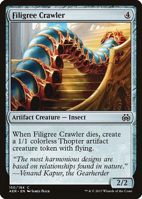 Filigree Crawler card from Aether Revolt