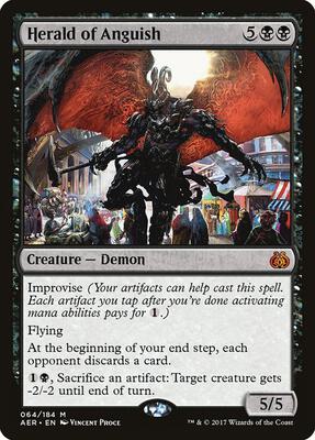 Herald of Anguish card from Aether Revolt