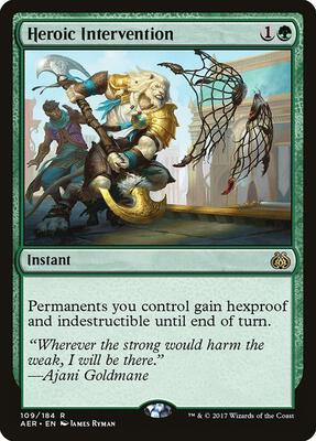 Heroic Intervention card from Aether Revolt