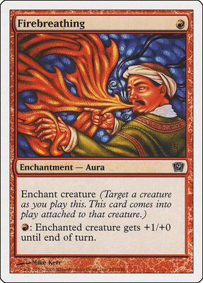 Firebreathing card from 9th Edition