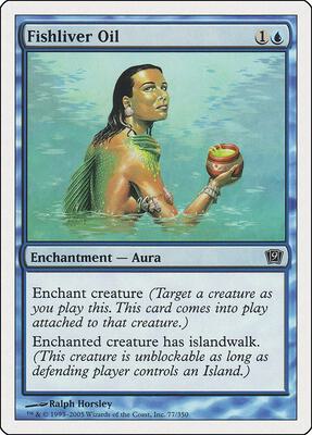 Fishliver Oil card from 9th Edition