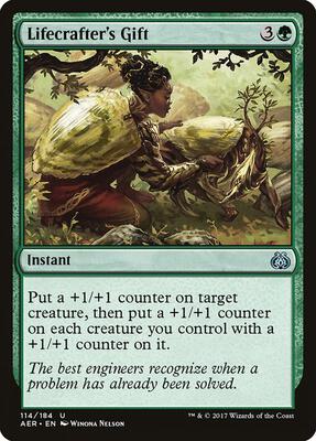 Lifecrafter's Gift card from Aether Revolt