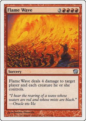 Flame Wave card from 9th Edition