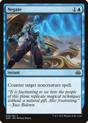 Negate card from Aether Revolt