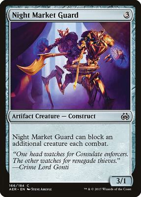 Night Market Guard card from Aether Revolt