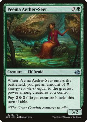 Peema Aether-Seer card from Aether Revolt
