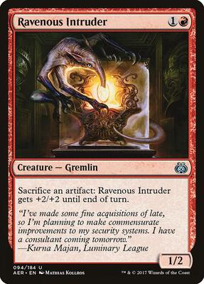 Ravenous Intruder card from Aether Revolt